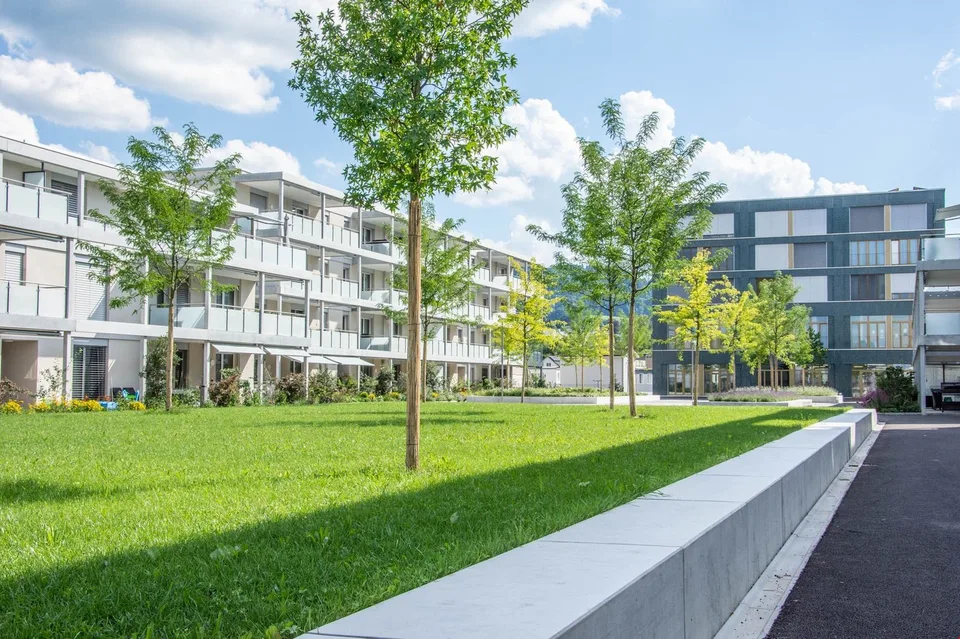 Construction year 2021 - 2.5 room apartment 95 m2 in Birkenhof Uzwil