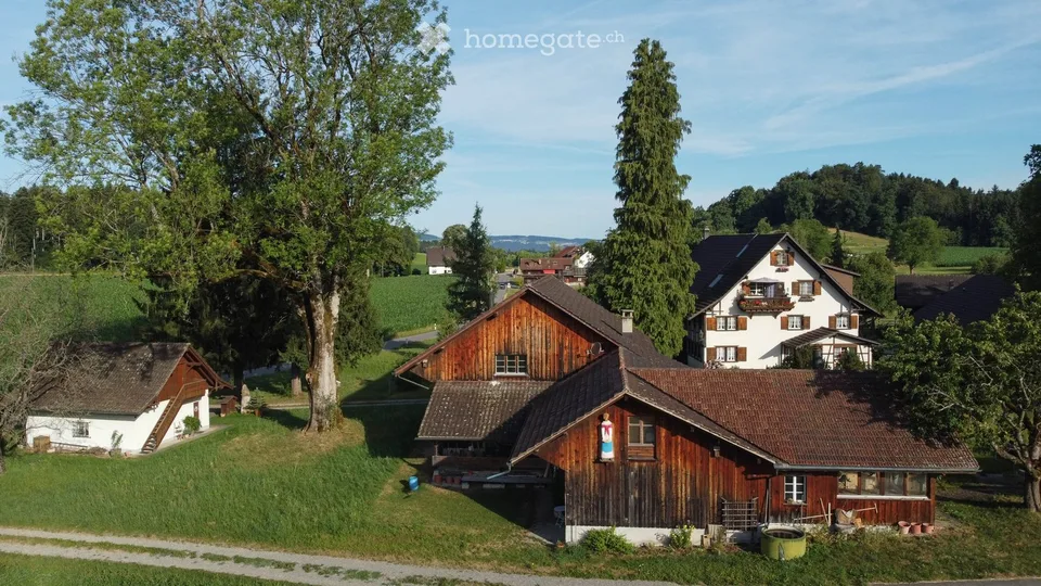 Bauernhaus mit Einliegerwohnung und Nebengebäude in Ottikon, Gemeinde Gossau