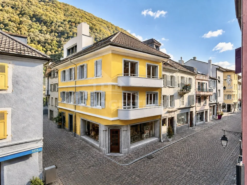 IMMEUBLE DE RENDEMENT AU COEUR DE LA VILLE wird zu: RENDITEOBJEKT IM HERZEN DER STADT
