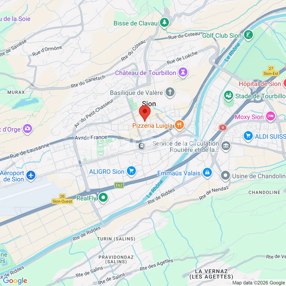 Bel appartement de 3 pièces rénové en location à Sion