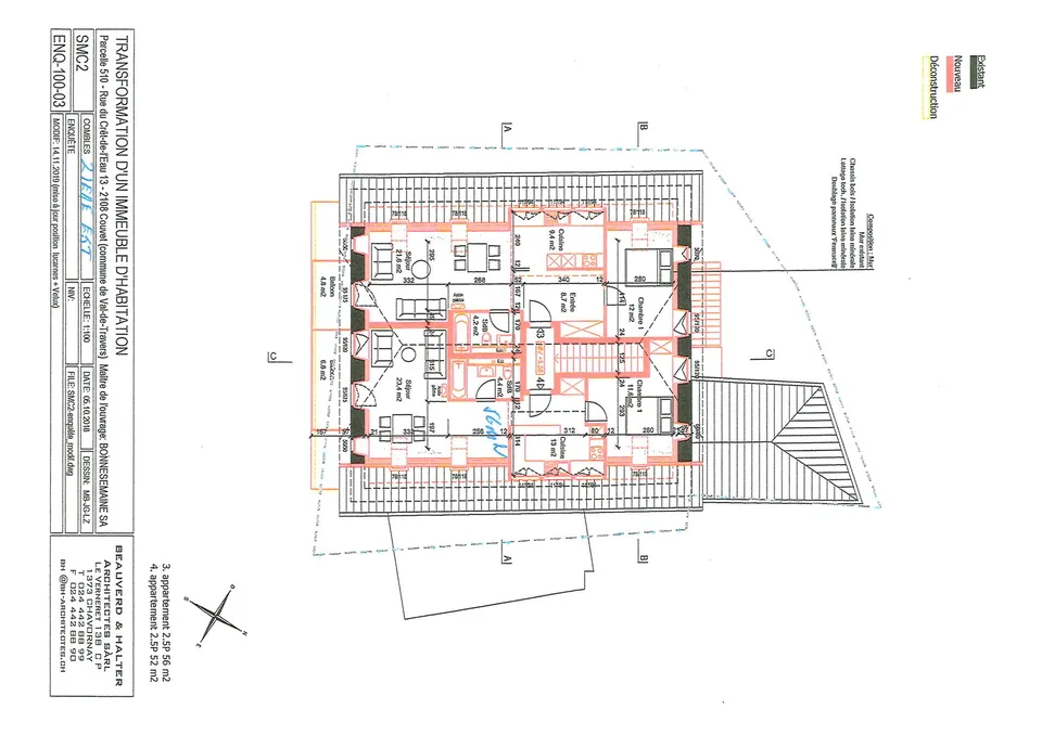 Crêt-de-l'Eau 13, Couvet - Appartement de 2,5 pièces au 2ème étage
