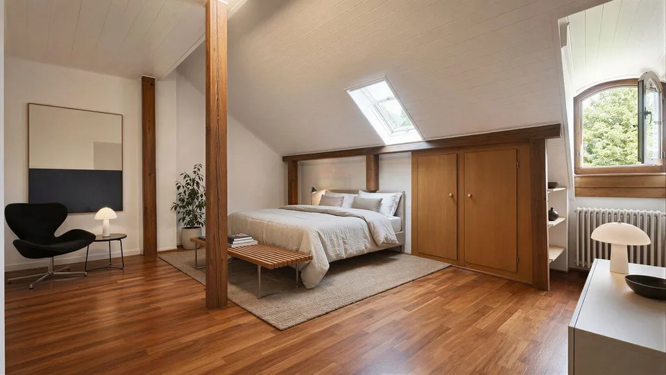 Duplex of 7.5 exceptional rooms within Château Barillet, Art of living between vineyards and Geneva