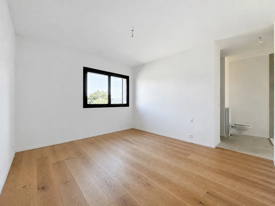 Der Raum einer Villa, die Serenität des Neuen