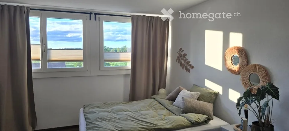 Charming 2.5-room attic apartment in Bubikon – modern, quiet and with a wonderful view