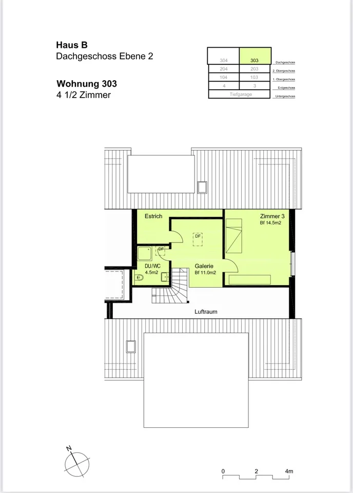 Attraktive 4.5 Zimmer-Maisonettewohnung im Hirschthal