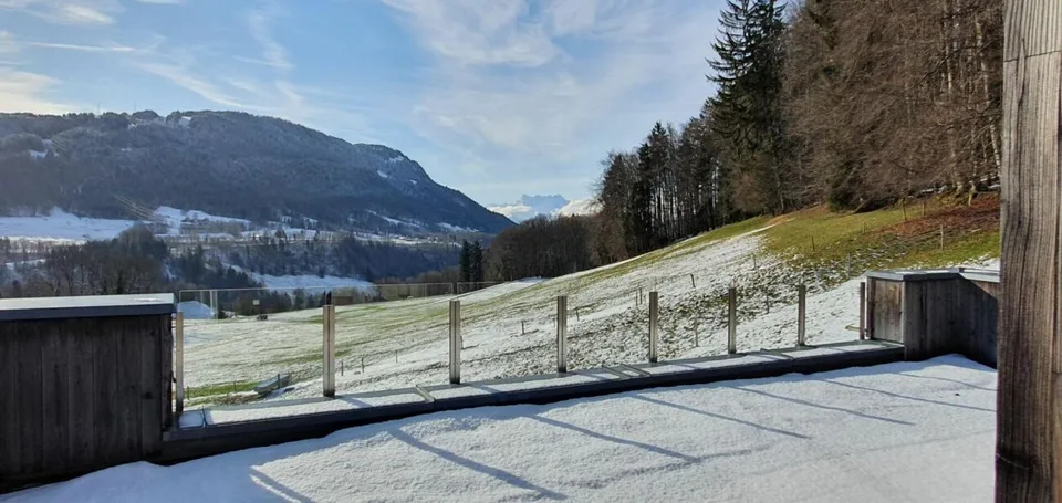 Superbe maison d'architecte à vendre à Châtel-St-Denis avec vue panoramique