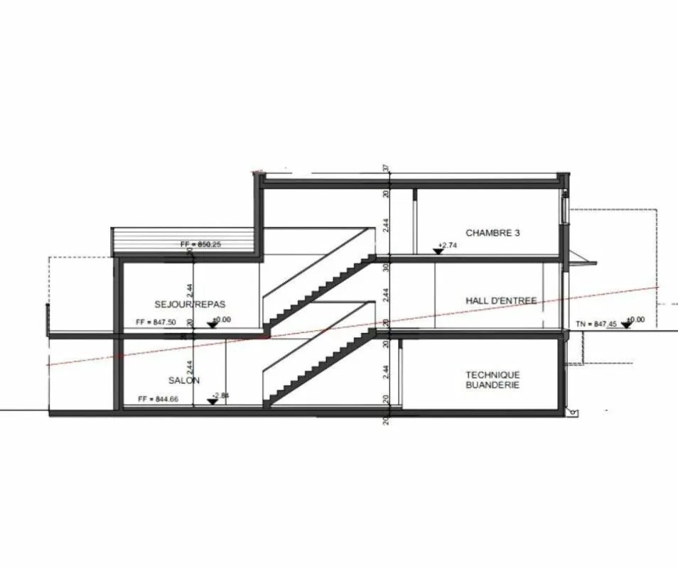 Beautiful architect's house for sale in Châtel-St-Denis with panoramic view
