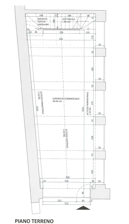 Zu vermieten in Locarno (Piazza Grande) - Geschäft auf zwei Ebenen mit Schaufenster