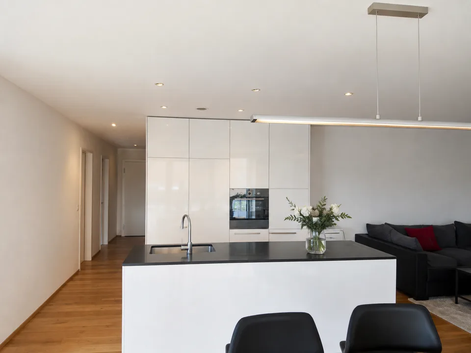 Moderne 4.5-Zimmer-Wohnung mit Balkon und Lift in Jonen