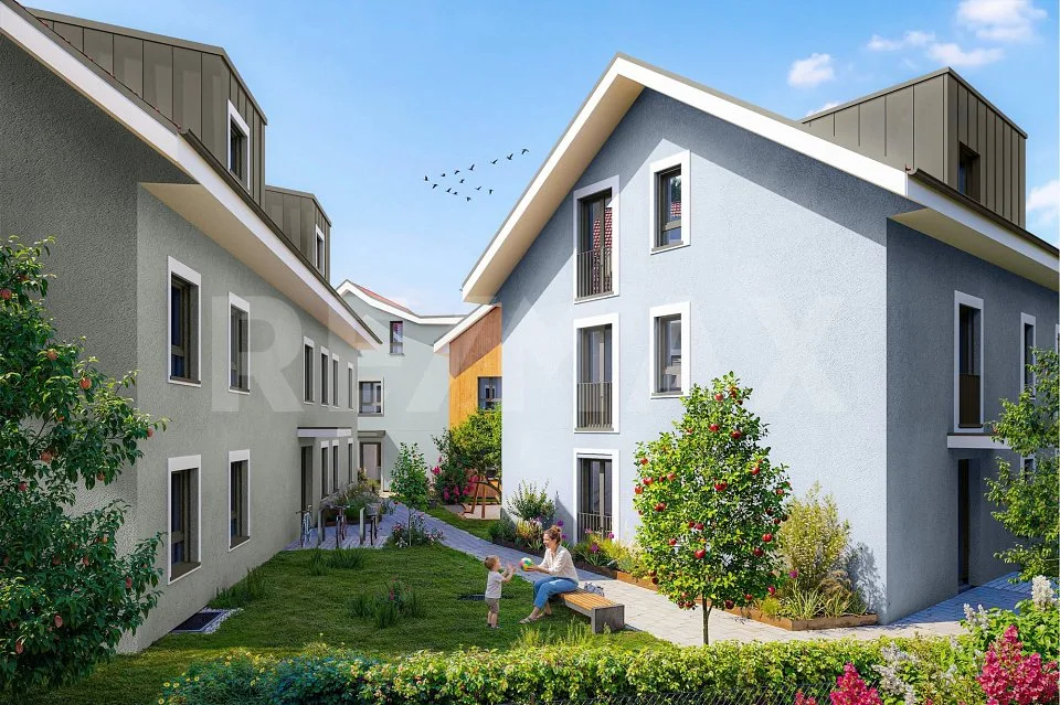 Neubauprojekt "Mühlehof": Hochwertige 3.5-Zimmer-Wohnung im Obergeschoss