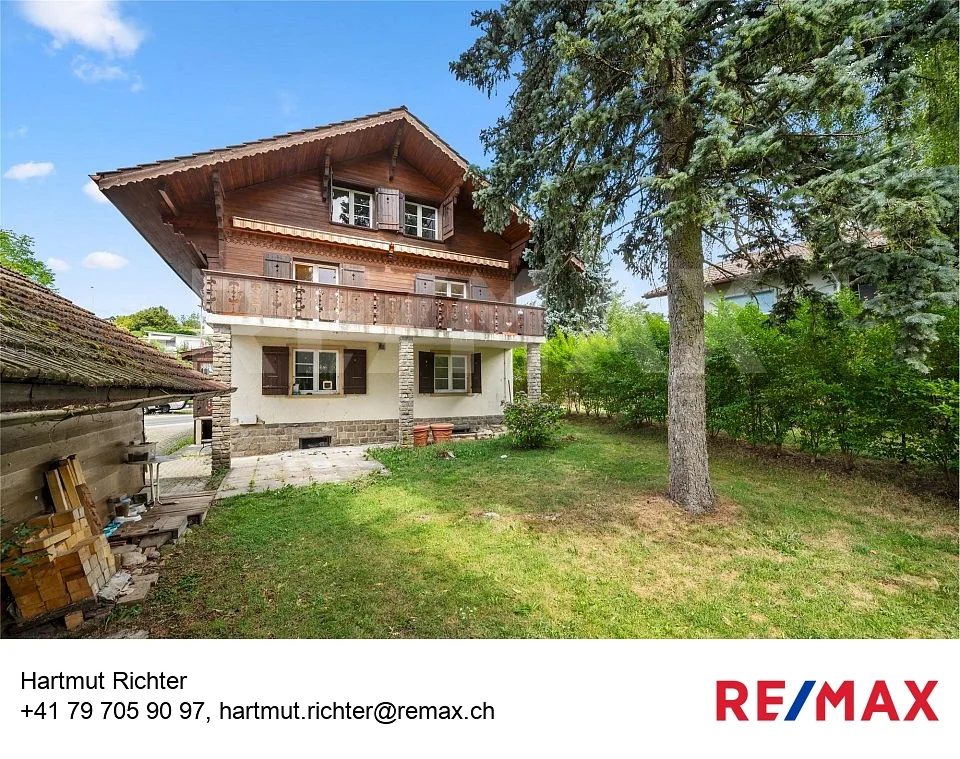 Magnifique grand chalet offrant un grand potentiel au cœur de Giffers – photo 14 sur 16