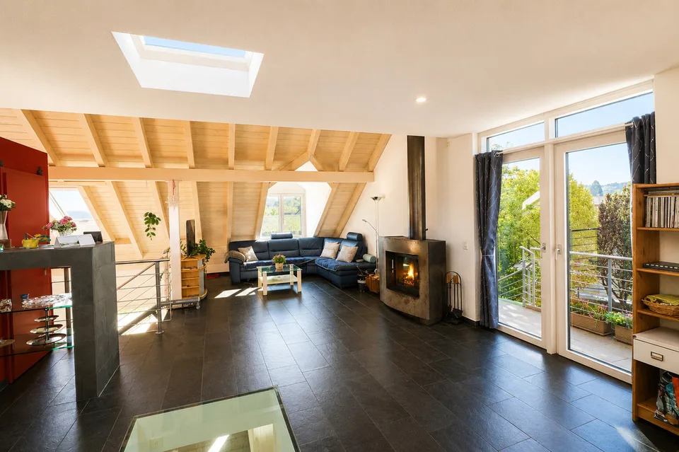 5 1/2 room duplex with great rooftop terrace