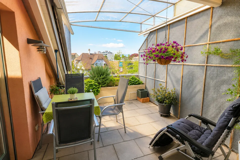5 1/2 room duplex with great rooftop terrace