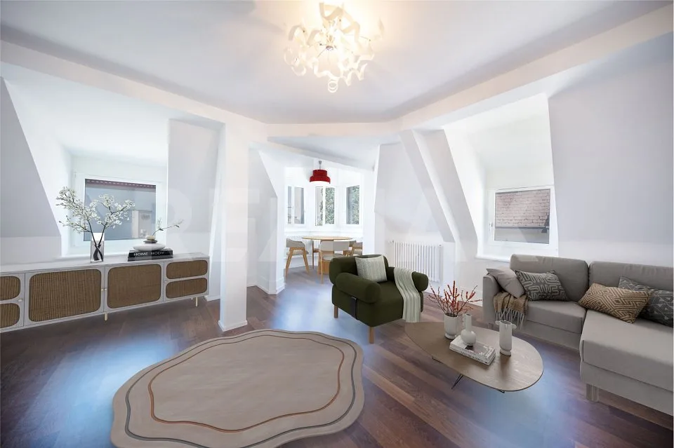 Charmante 3.5-Zimmer-Dachwohnung (keine Weitervermietung möglich) im Schlössli in Vitznau