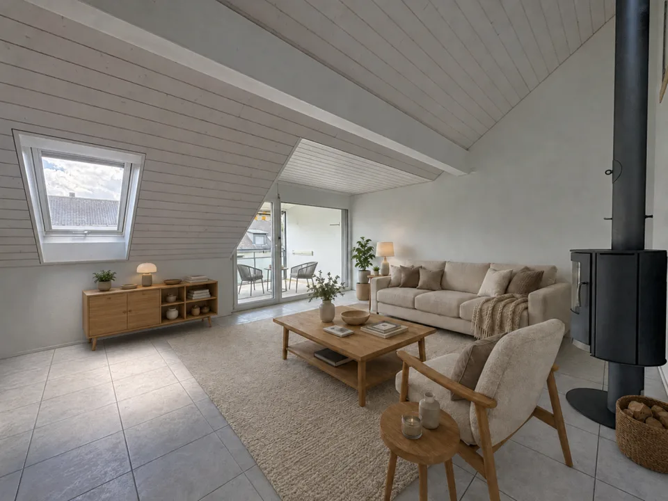 Attraktive und zentral gelegene Dachwohnung mit Galerie