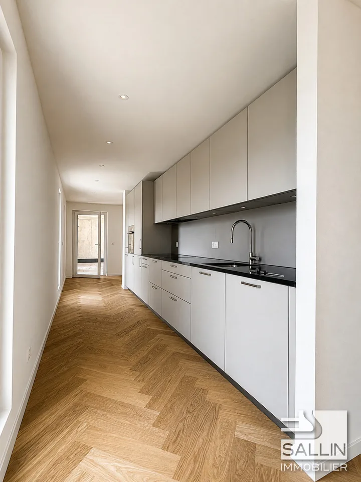 Dachgeschosswohnung mit 4½ Zimmern und sehr großen Terrassen
