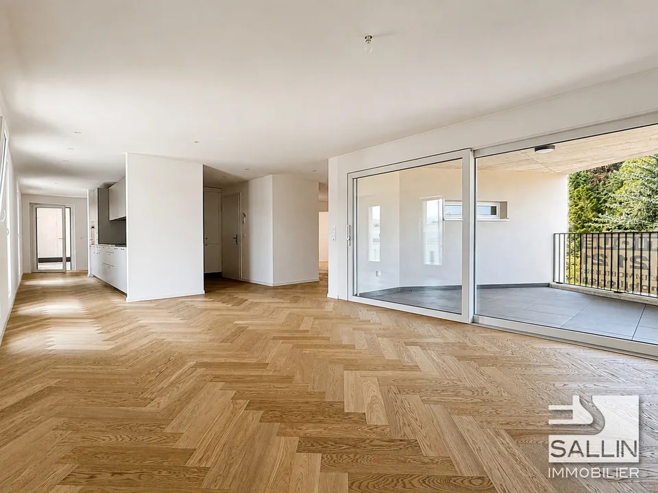 Dachgeschosswohnung mit 4½ Zimmern und sehr großen Terrassen