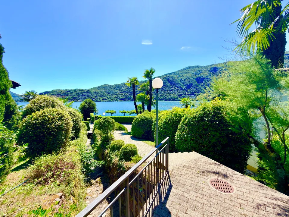 3788 ZWEITWOHNSITZ  WUNDERSCHÖNES EINZIMMERWOHN. MIT SEEBLICK, TERRASSE UND GARTEN