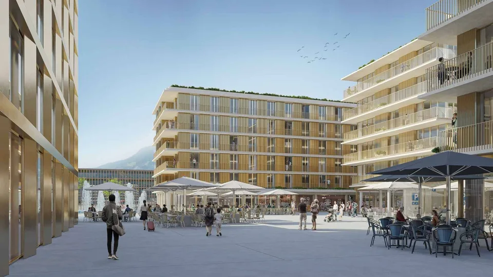 Gelegenheit - Neues 142 m2 großes Gewerbegrundstück zur Miete im Cour de Gare Viertel