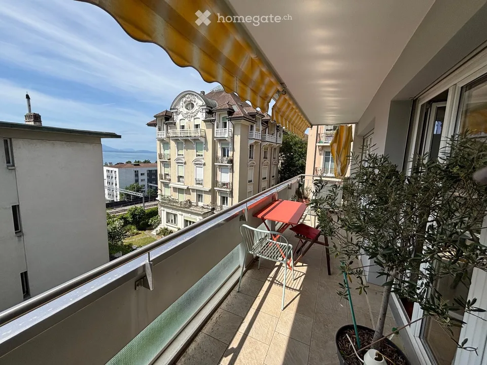 4.5p apartment near Lausanne train station (reprise de bail)