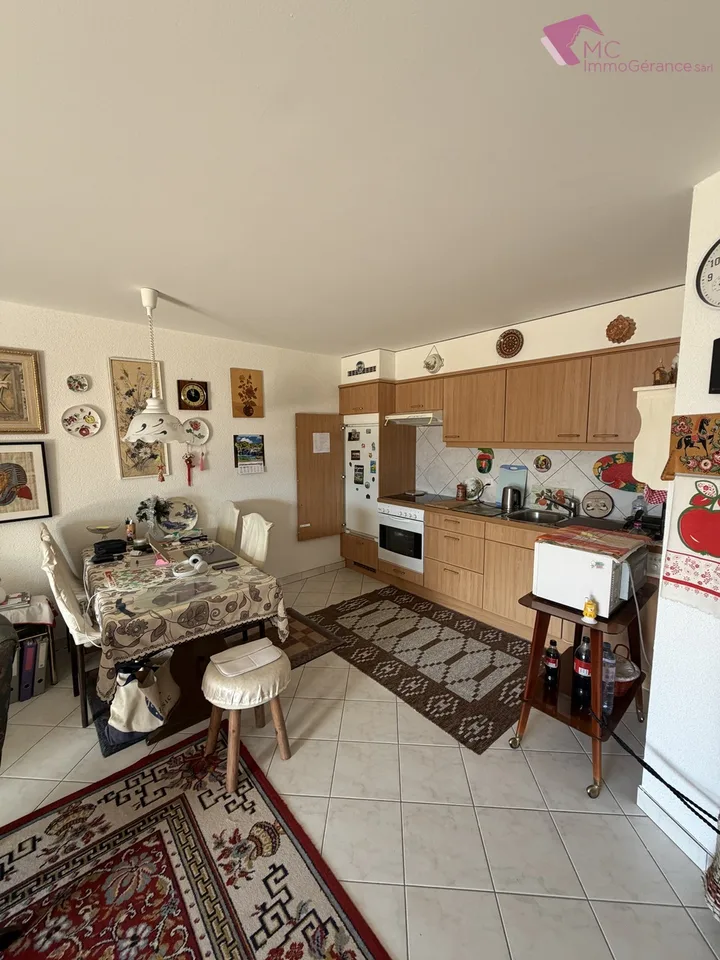 Ovronnaz - Appartamento 2.5 locali con terrazza e garage