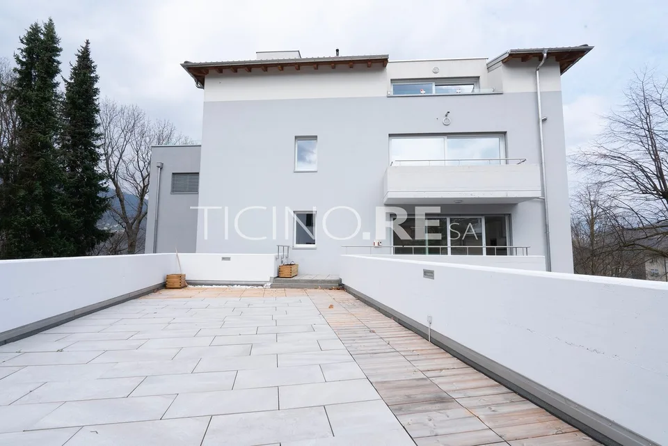 Neue 4.5-Zimmer-Wohnung mit großzügiger 70 m² Terrasse in Breganzona
