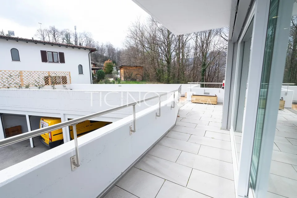 Neue 4.5-Zimmer-Wohnung mit großzügiger 70 m² Terrasse in Breganzona