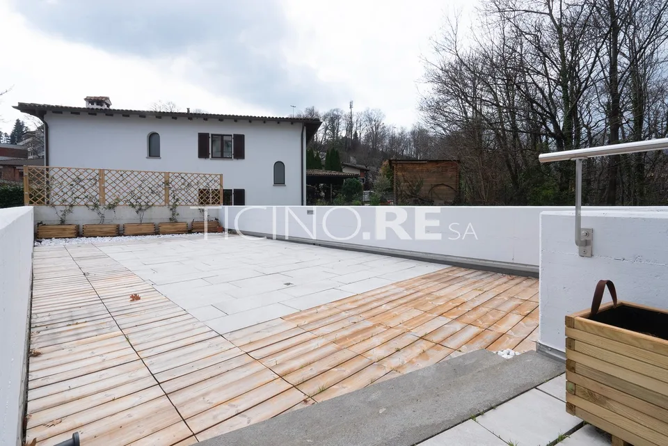 Neue 4.5-Zimmer-Wohnung mit großzügiger 70 m² Terrasse in Breganzona