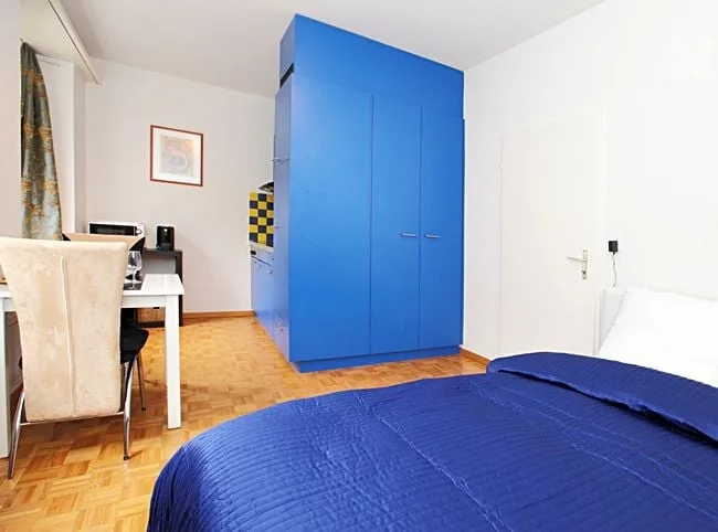 Beautiful centrally located furnished 1 1/2 room apartment