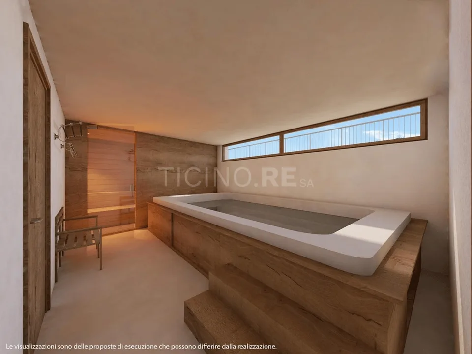 Moderne 3.5-Zimmer-Wohnung in Lugano mit Seeblick