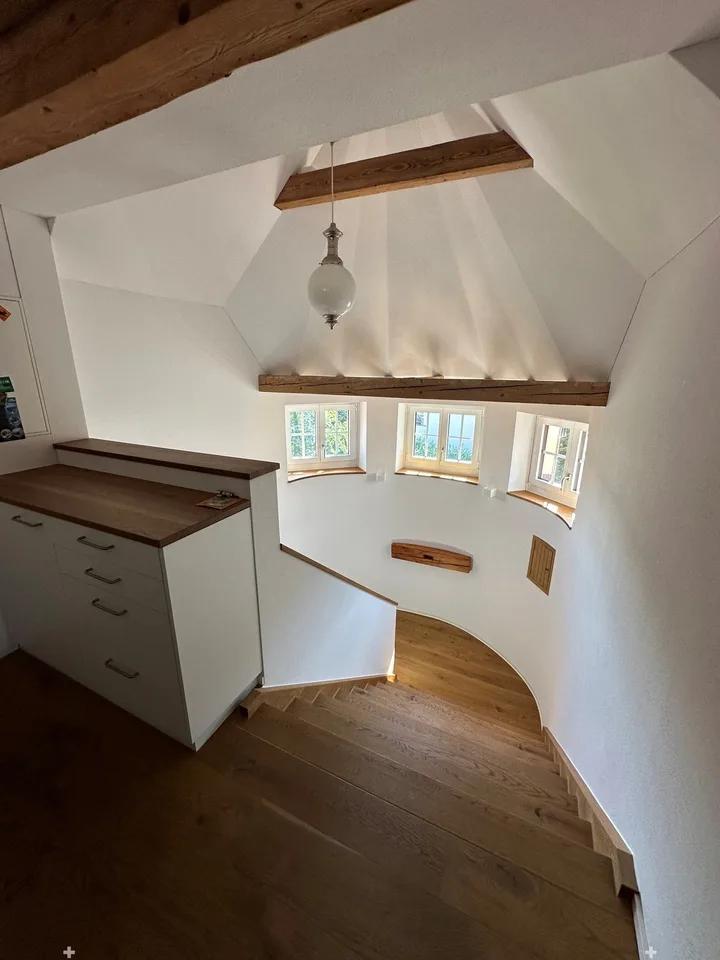 Top renovated attic apartment