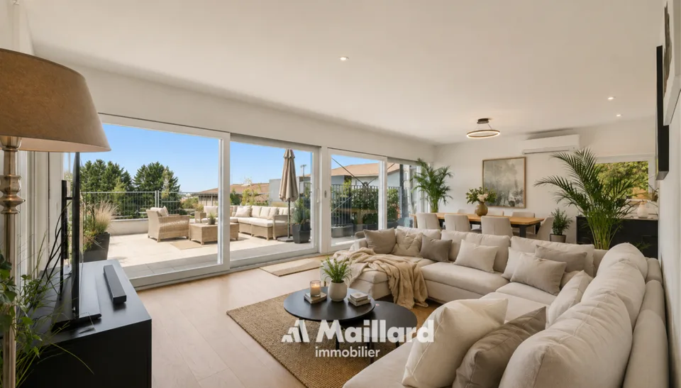 Superba attico contemporaneo con terrazza privata di oltre 100 m²