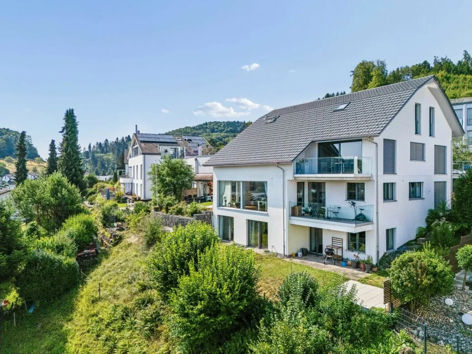 Appartement-jardin 2.5 pièces avec vue sur le Limmattal