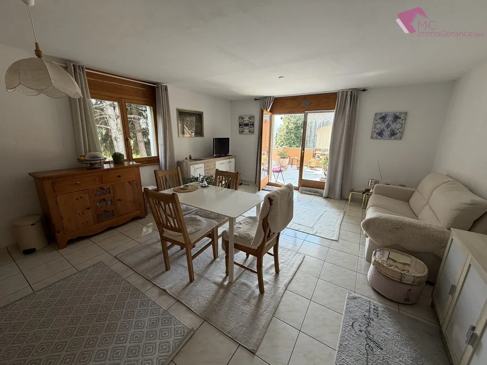 Ovronnaz - Appartamento 2,5 locali, terrazza, tranquillità e freschezza