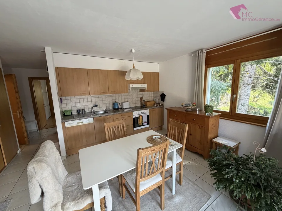 Ovronnaz - Appartamento 2,5 locali, terrazza, tranquillità e freschezza
