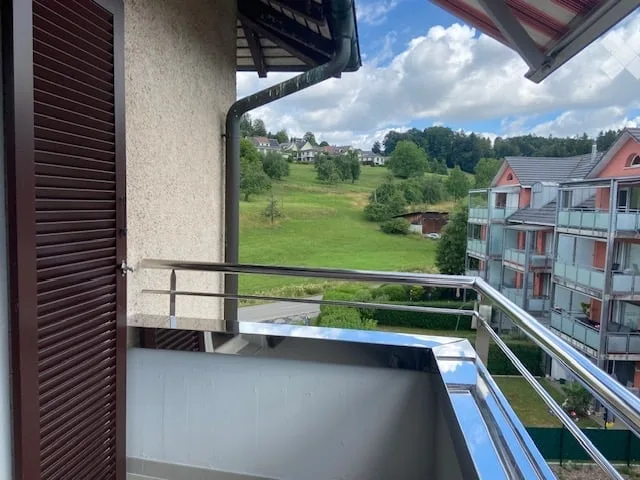 Delizioso appartamento di 3 locali in un edificio storico con balcone a Kollbrunn