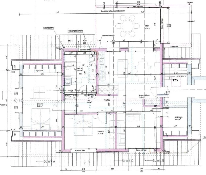 Office and commercial space with attractive attic apartment