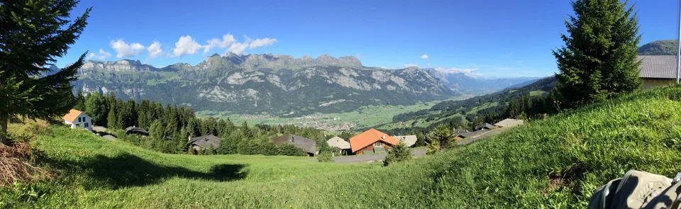 804 m2 di terreno edificabile W2b in cima all'Anggetlin con vista da sogno - Prima residenza