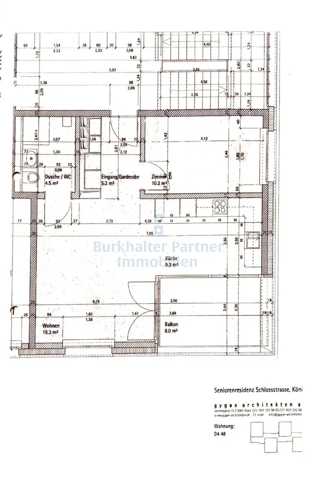 Living + 50 in the Residenz Vivo Köniz / bright 2.5-room single apartment