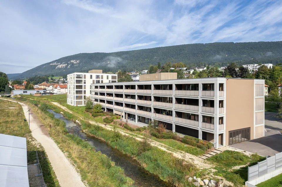 Appartement adapté pour senior au bord de la Birse