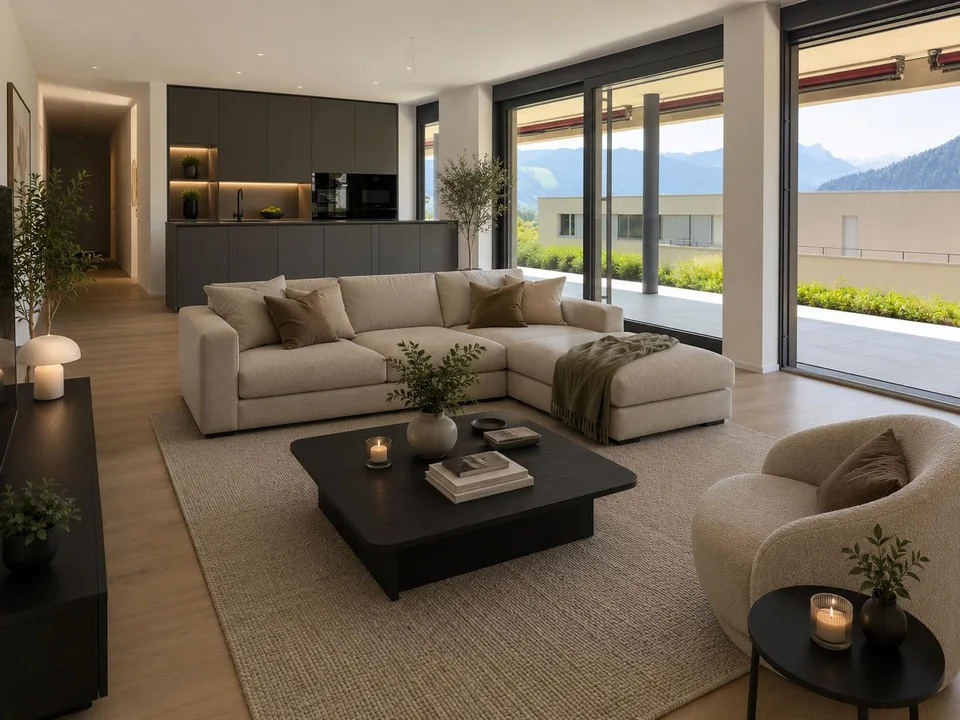 Exclusive First Occupancy Apartment with Lake View in Oberägeri