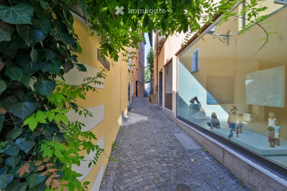 Un raro gioiello con giardino e vista lago nel cuore di Ascona