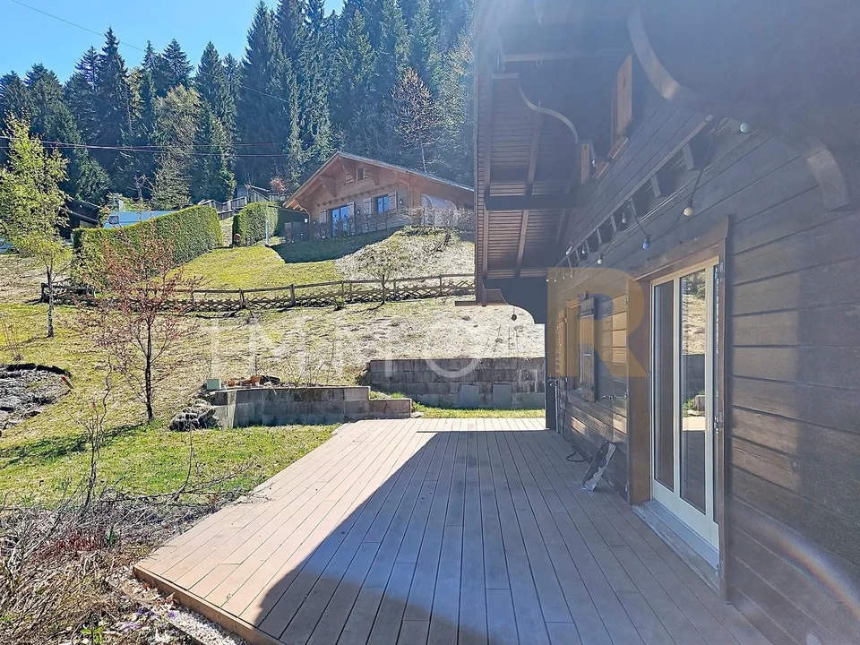 Chalet avec magnifique vue