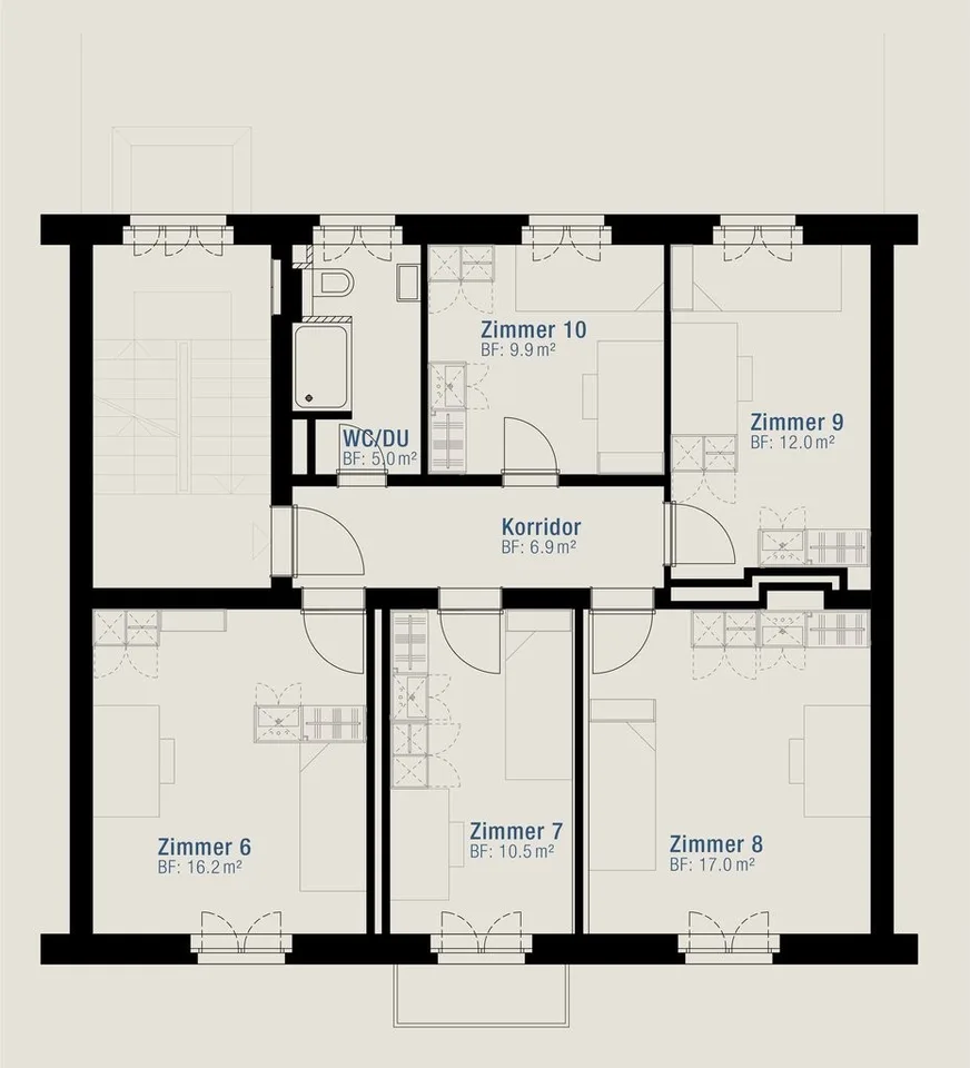 Chambre simple meublée entre Hegibach et Klusplatz à louer !