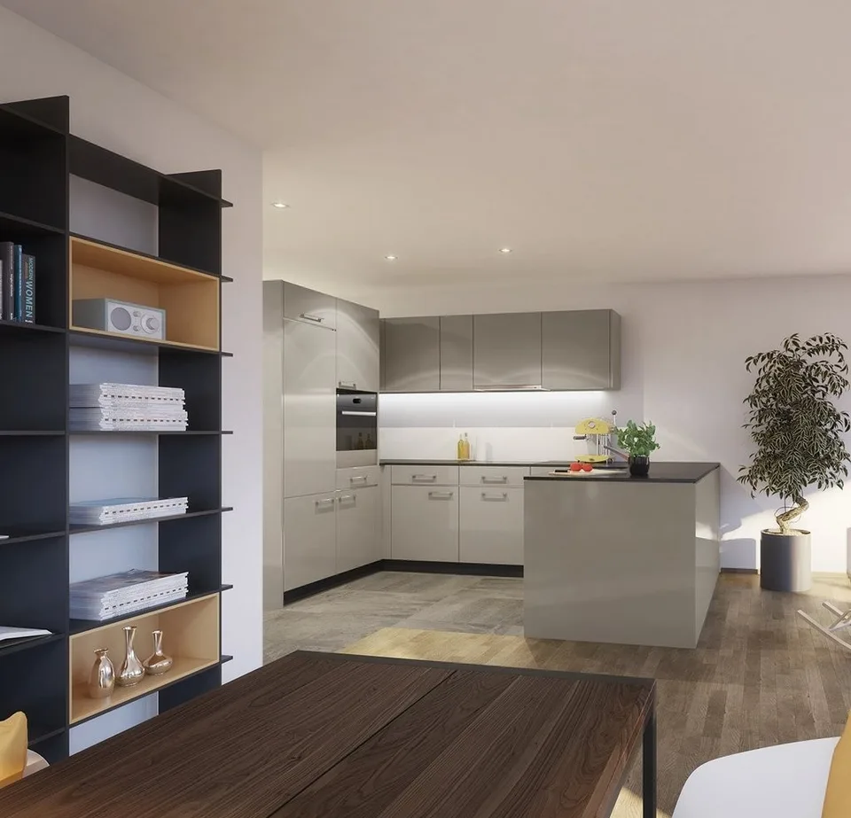 Votre nouvelle maison : grande terrasse avec vue verte !