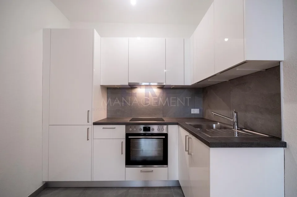 Carouge - Rue des Caroubiers - 2-Zimmer-Wohnung von etwa 47m2 im Erdgeschoss
