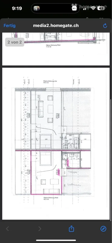 Maisonette-Wohnung in Moos, Köniz 3.5