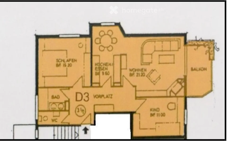 Helle 3.5-Zimmer-Wohnung mit Balkon in Zürich-Albisrieden