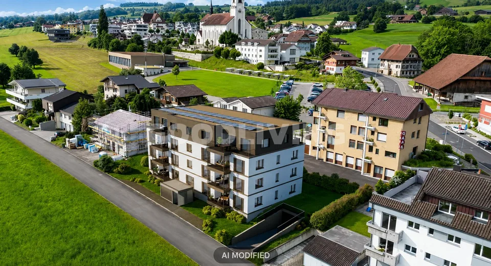 Neubauwohnung mit Seesicht und zwei grosszügigen Balkonen in Nottwil