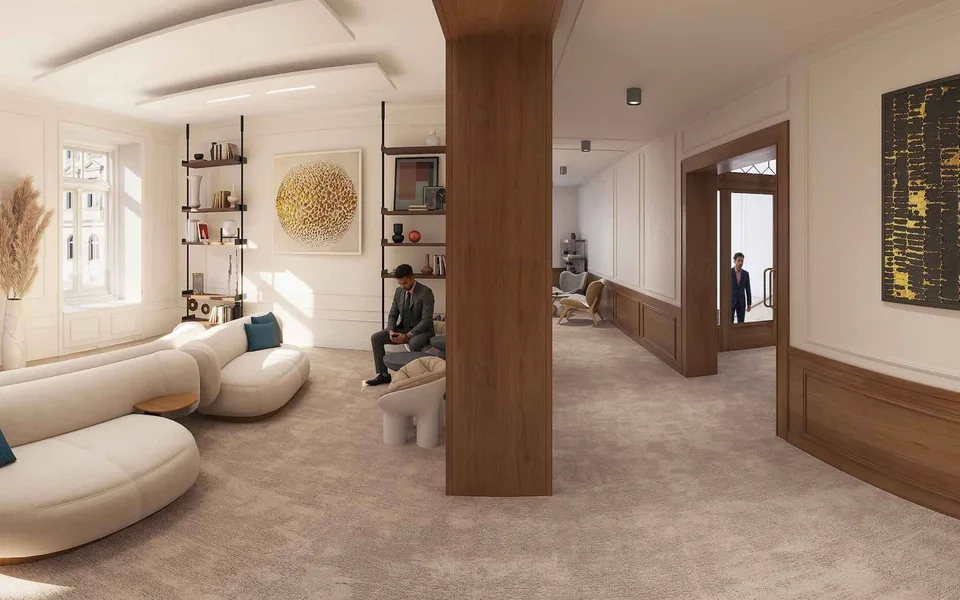 Verwaltungsgebäude mit etwa 1300m2 renoviert - Bankenviertel